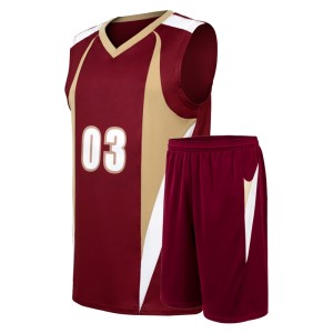 Basketball Uniform Maroon