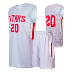 Basketball Uniform White