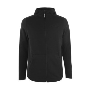 Hoodie Full Zip Style Black
