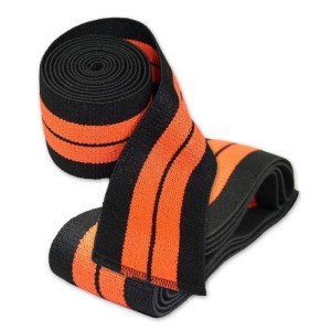 Knee Wraps Black-Orange