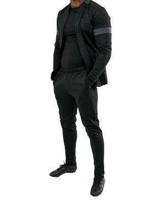 Men Athletes Tracksuit Black