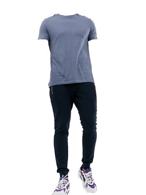 Men Joggers Skinny Style Navy