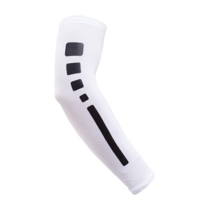Men Sports Arm Sleeves White