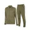 Men 3 Stripes Polyester Tracksuit Khaki