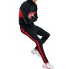 Men Joggers with side Stripes Black