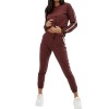 Women Elegant Tracksuit Chocolate