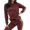 Women Elegant Tracksuit Chocolate