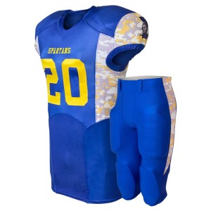 American Football Uniform Blue