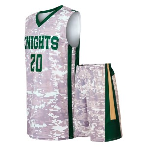 Basketball Uniform Grey