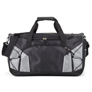 Duffel Bag Grey Black Large