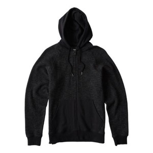 Hoodie Balance Zip Style Black