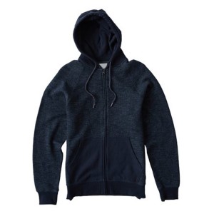 Hoodie Balance Zip Style Navy