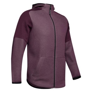 Hoodie Full Zip Style Purple