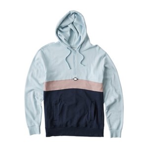 Hoodie Half Zip Style Mist