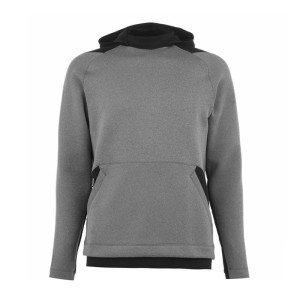 Hoodie Plain Style Gray