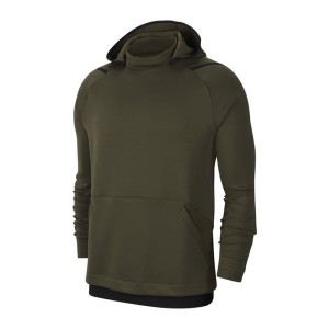 Hoodie Plain Style Khaki