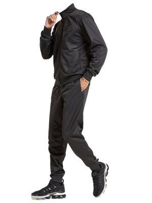 Men Core Poly Tracksuit Black