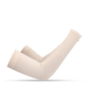 Unisex Arm Sleeves Plain Beige