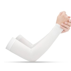 Unisex Arm Sleeves Plain White