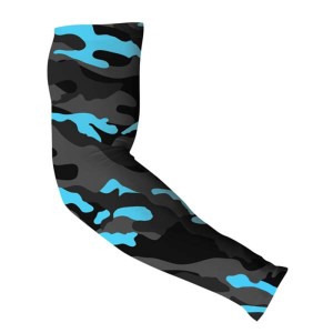 Unisex Camouflage Arm Sleeves Aqua