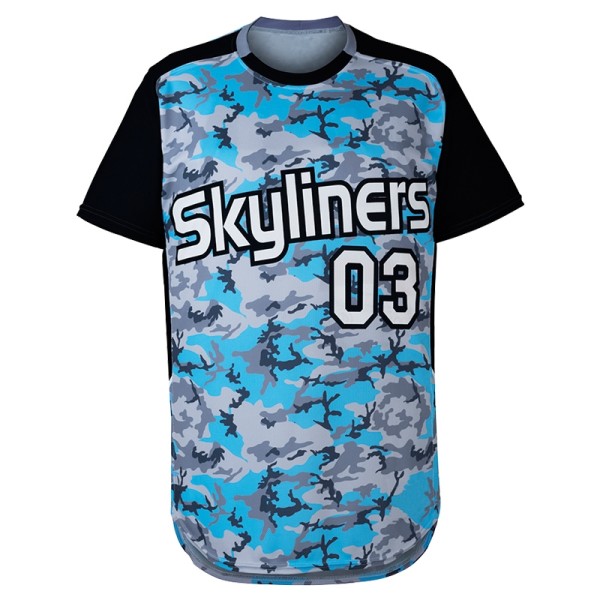 Baseball Uniform Blue Camo