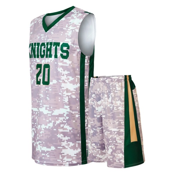 Basketball Uniform Grey