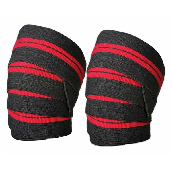 Knee Wraps Black-Red