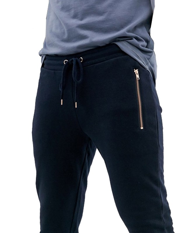 Men Joggers Skinny Style Navy