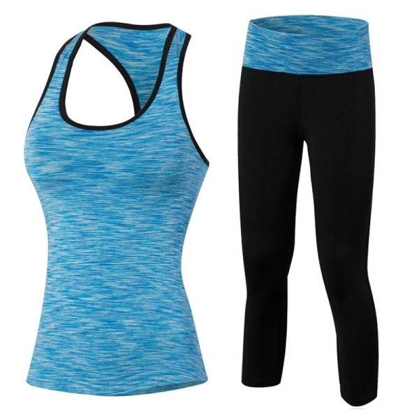 Yoga Suit Black Blue
